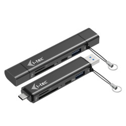 I-tec USB-C/A Dongle SD 2X USB SD Tf 2X USB (USB-A USB-C) | APLIUM