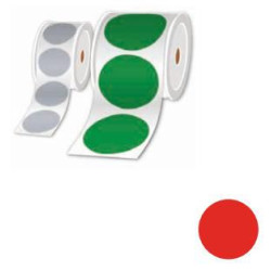 Rolls Of Pre-cut Labels Red 100MM - Per Roll Of 250 Labels | APLIUM