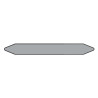 Pre-cut Pipe Marker Rolls GREY/STEAM Without Pictogram 12 | APLIUM