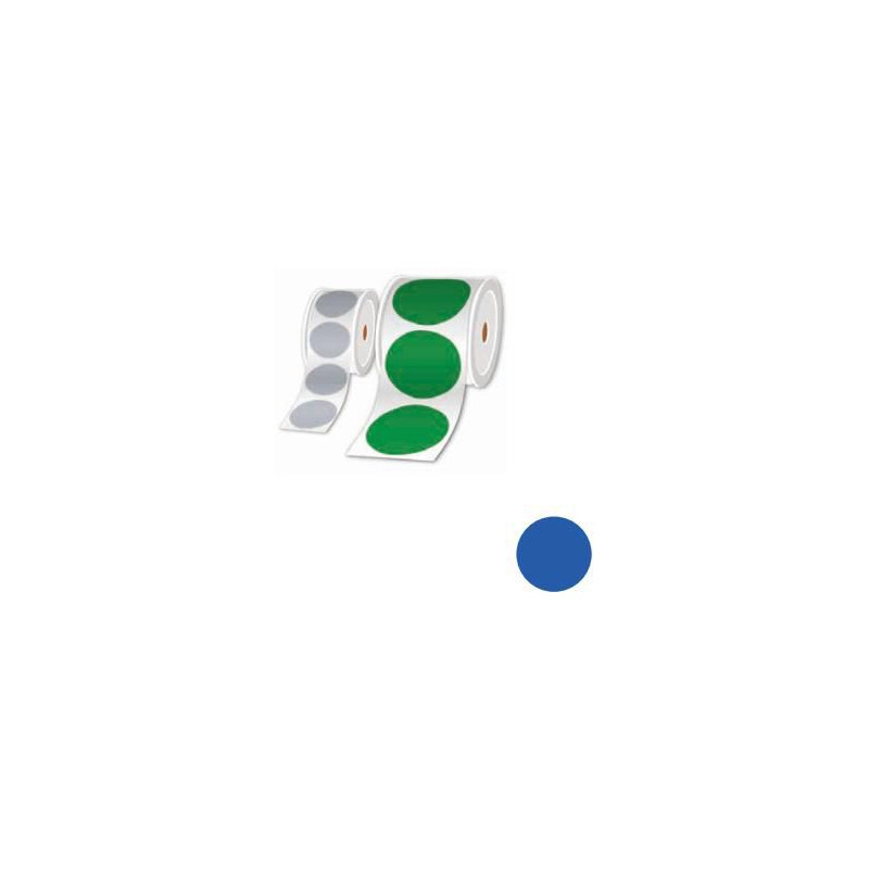 Rolls Of Pre-cut Stickers Blue 100MM - Per Roll Of 250 Label | APLIUM