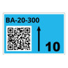 Roll Of Pre-cut Labels For 75 X 110 Mm Blue Racks And Pallet | APLIUM