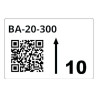 Roll Of Pre-cut Labels For Racks And Pallets 90 X 110 Mm Wh | APLIUM