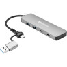 USB-C/A to 2xUSB-A+2xUSB-C Hub | APLIUM