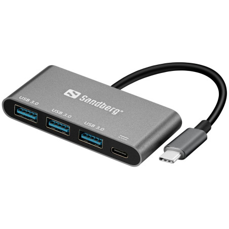 USB-C to 3xUSB 3.0 Hub + PD | APLIUM