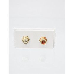 Outlet Panel 2xRCA Audio | APLIUM