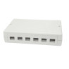 Surface mount box for 6/12 x | APLIUM