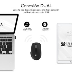 Ratón Ergonómico Inalámbrico Subblim Curve Ergo Dual Battery | APLIUM