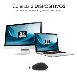 Ratón Ergonómico Inalámbrico Subblim Curve Ergo Dual Battery | APLIUM