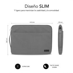 SUBBLIM Funda Ordenador Urban Laptop Sleeve 15,6" Grey | APLIUM