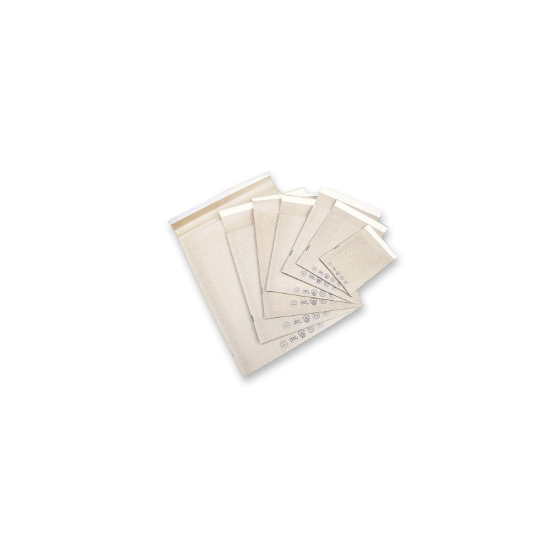 Caja 100 Bolsas Eco Air Bag Acolchada Bicapa Nº 13 Kraft Aut | APLIUM