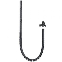 Organizador de Cables en Espiral Nanocable 10.36.0002-BK/ 2m | APLIUM