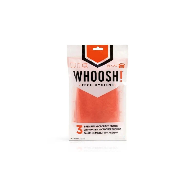 Pack de 3 Paños de Microfibra Whoosh WSH007/ 35.6 x 35.6 cm | APLIUM