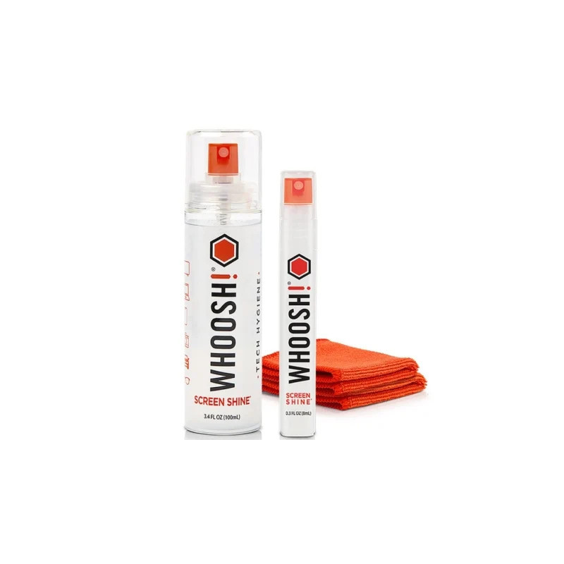 Kit Limpiador de Pantallas Whoosh Kit DUO WSH004/ Spray 100m | APLIUM