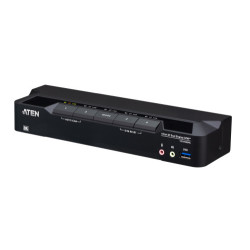 ATEN Conmutador KVMP™ de 4 puertos USB 3.0, DisplayPort 8K y | APLIUM