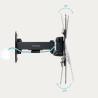Soporte de Pared Extensible/ Giratorio/ Inclinable TooQ LP13 | APLIUM