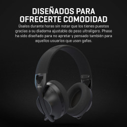 Auriculares Gaming Inalámbricos con Micrófono Krom Phase/ Bl | APLIUM