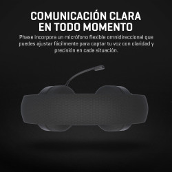 Auriculares Gaming Inalámbricos con Micrófono Krom Phase/ Bl | APLIUM