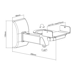 Speaker wall mount set | APLIUM