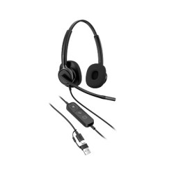 HP Poly Auriculares estéreo con cable USB Mission 425 Classi | APLIUM