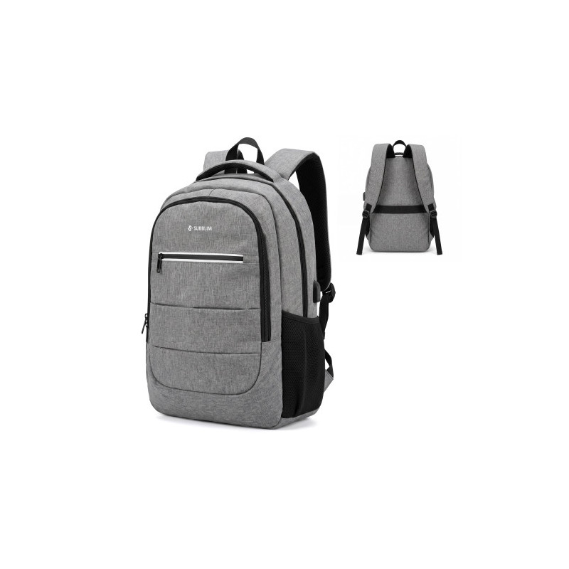 SUBBLIM SUBBP-2CPB101 City Plus Backpack 16" 26L Grey mochil | APLIUM