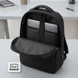 SUBBLIM Compact Backpack 15,6" 15L Black | APLIUM