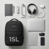 SUBBLIM Compact Backpack 15,6" 15L Black | APLIUM
