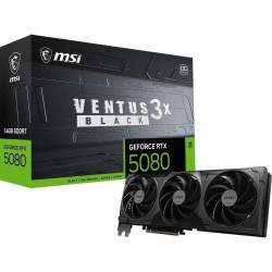VGA Msi Rtx 5080 16G Ventus 3X Oc BLACK,NV,RTX5080,16GB,GDDR | APLIUM