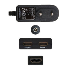 Duplicador HDMI Nanocable 10.25.3502/ HDMI Macho - 2x HDMI H | APLIUM