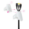 Organizador de Cables en Espiral Nanocable 10.36.0001-W/ 1m | APLIUM