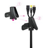 Organizador de Cables en Espiral Nanocable 10.36.0002-BK/ 2m | APLIUM