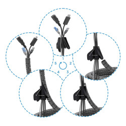 Organizador de Cables en Espiral Aisens A151-0899/ 6m | APLIUM