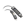 HP Poly Adaptador negro Poly DA85-M USB a QD compatible con | APLIUM