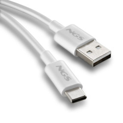 Cable USB 2.0 NGS ZYRO-AC/ USB Macho - USB Tipo-C Macho/ Has | APLIUM