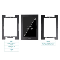 Marco Antirrobo para Tablet TooQ TQATTE2601-M-B/ Negro | APLIUM