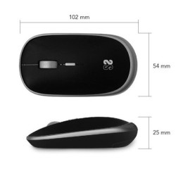 SUBBLIM Ratón Inalámbrico Mini Wireless Mini Mouse Space Gre | APLIUM