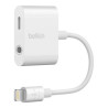 3.5 MM AUDIO+CHARGE 4in Wht