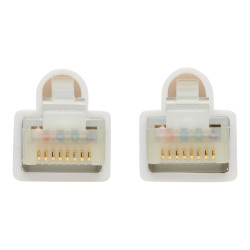 CAT6A Sngls Antibact S/FTP Wht Ethrnt Cbl RJ45 M/M PoE 4.27M | APLIUM