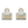 CAT6A Sngls Antibact S/FTP Wht Ethrnt Cbl RJ45 M/M PoE 4.27M | APLIUM