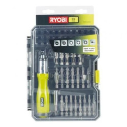Estuche de 59 Puntas para Atornillar Ryobi RAK59SD / Incluye | APLIUM