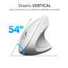 SUBBLIM Ratón GLIDE VERTICAL ERGO DUAL MOUSE BATTERY WHITE | APLIUM