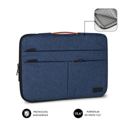 SUBBLIM Funda Air Padding 360 Sleeve 15,6" Blue | APLIUM