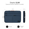 SUBBLIM Funda Air Padding 360 Sleeve 15,6" Blue | APLIUM
