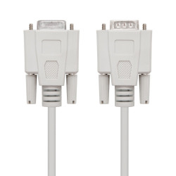 Cable Serie NULL Modem Nanocable 10.14.0502/ DB9 Macho - DB9 | APLIUM