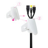 Organizador de Cables en Espiral Nanocable 10.36.0003-W/ 3m | APLIUM