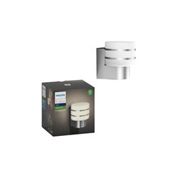 Philips Hue - lámpara de pared - bombilla LED - E27 - 9.5 W - luz blanca cálida - inox