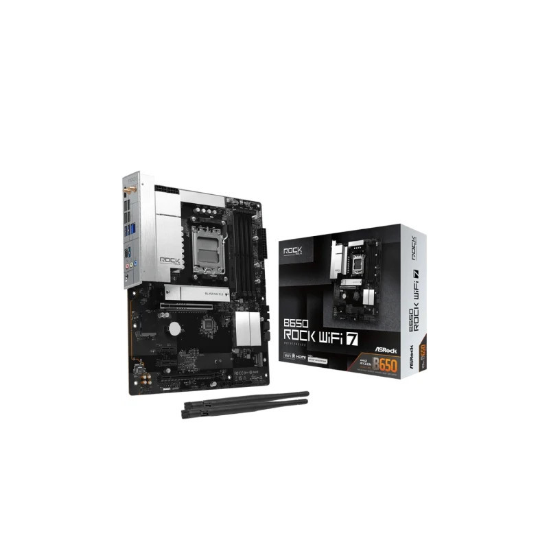Placa Base Asrock B650 ROCK WIFI 7/ DDR5/ PCIe 5.0/ Socket A | APLIUM
