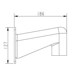 Mini Gooseneck mount, White | APLIUM
