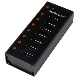 7 Port USB 3.0 Hub - Desktop/Wall-Mount