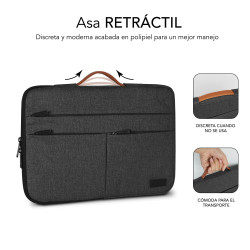 Funda Subblim Air Padding 360 Sleeve para Portátiles hasta 1 | APLIUM