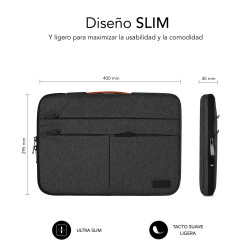 Funda Subblim Air Padding 360 Sleeve para Portátiles hasta 1 | APLIUM